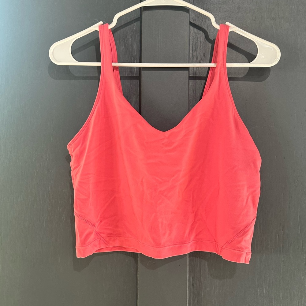Lululemon Athletica Red Tank Top